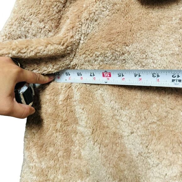 Anthropologie Amina Sherpa Coat Size Large - Picture 10 of 10